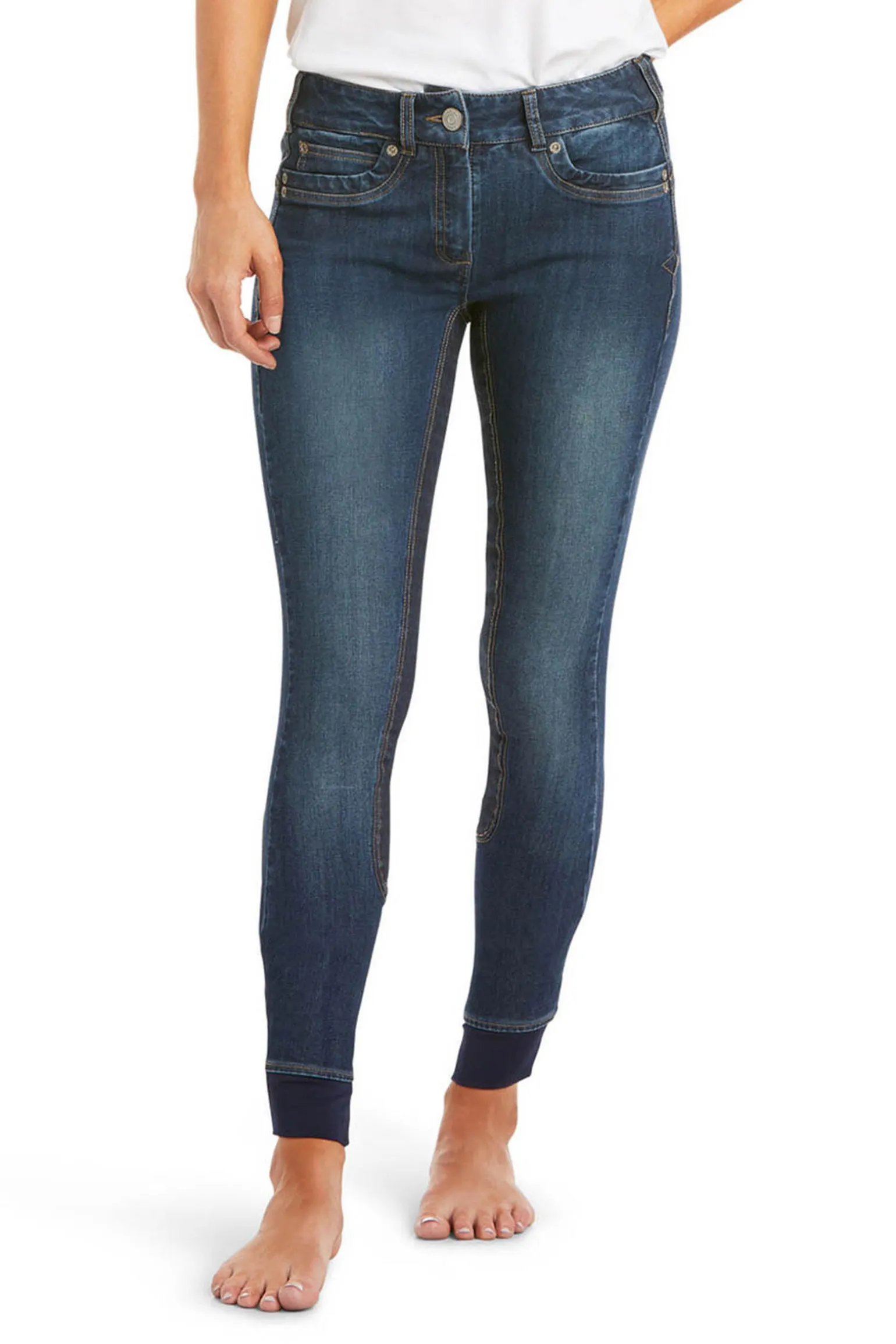 Ariat Halo Denim dames helforsterkede ridebukser