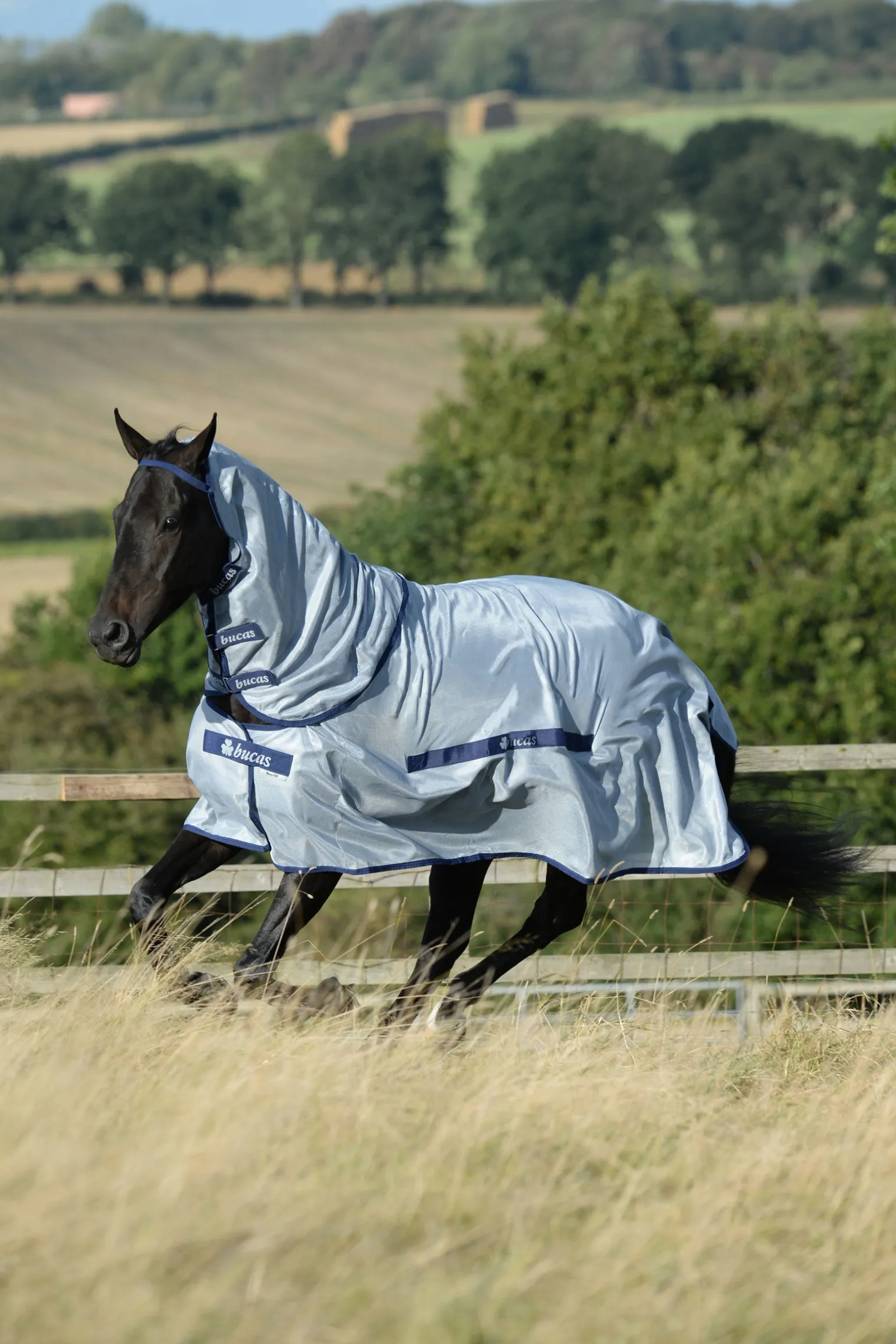 Bucas Buzz-Off Full Neck fluedekken med fast halsdel