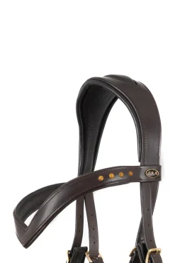 F.R.A. Freedom Riding Articles Glory bittløst hodelag med tøyler (system 5), brun