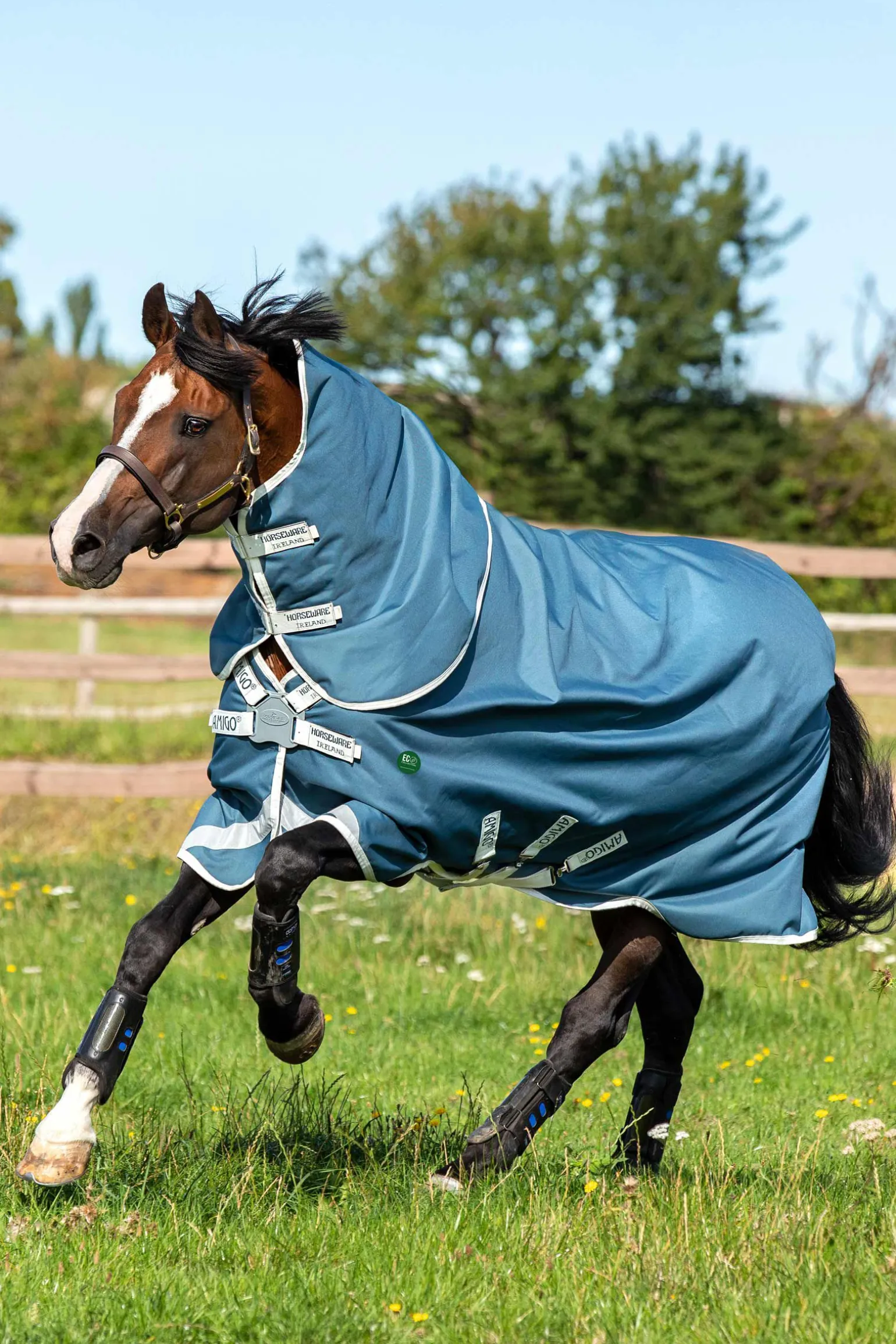 Horseware Amigo AmEco 12 Plus utedekken med avtakbar nakkedel, 0g