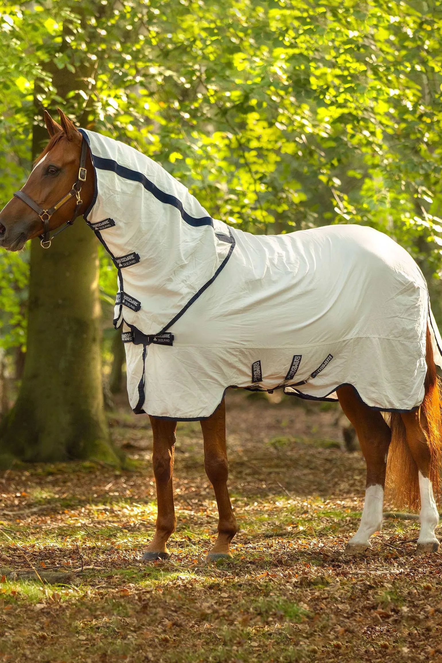 Horseware Rambo Natura Fluedekken med avtagbart halsstykke