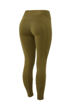 Horze Active helforsterkede ridetights til vinteren med knegrip og telefonlomme