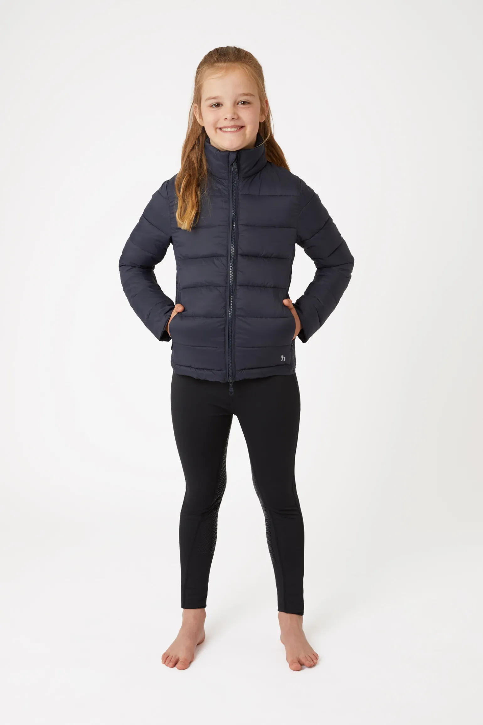 Horze Alicia lettfôret klubbjakke, barn