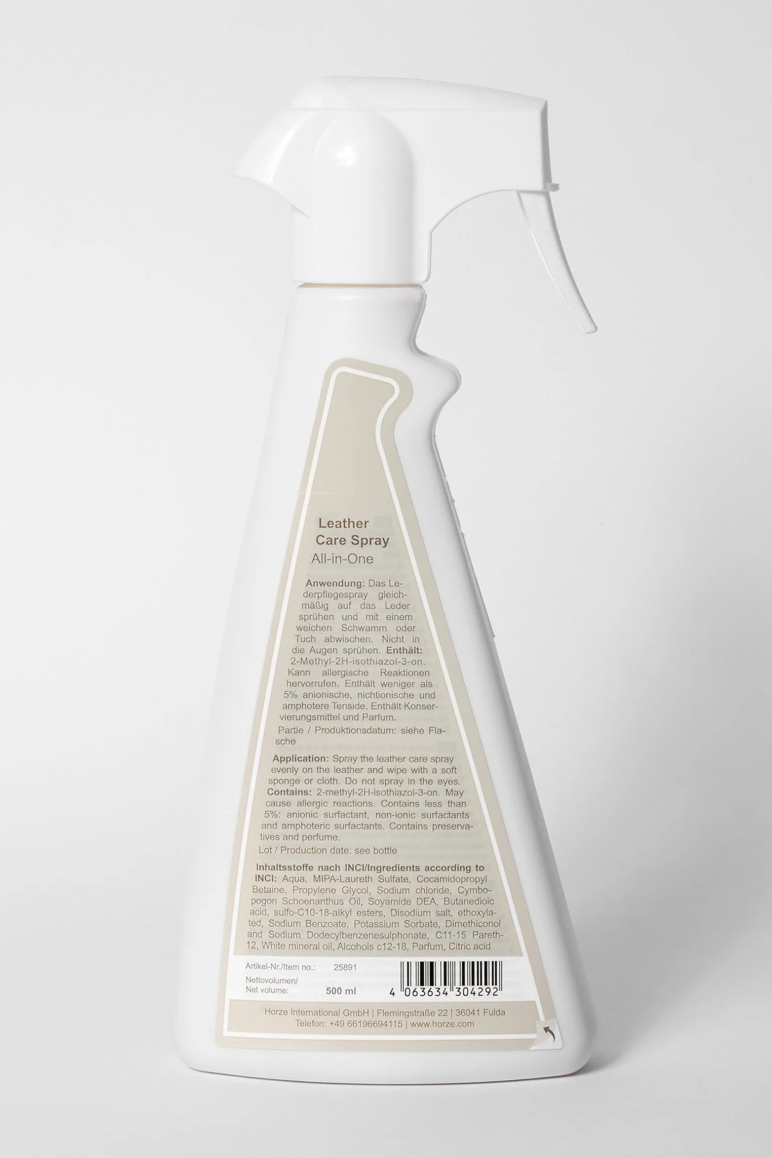 Horze alt i et Spray, pleie av lær, 500 ml