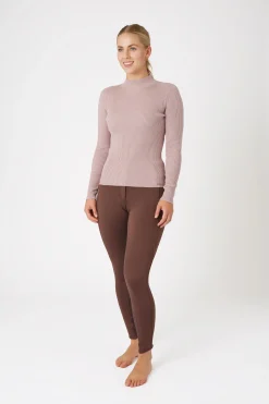 Horze Ava ribbestrikket pullover til dame