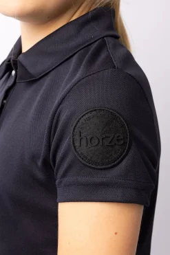 Horze Denise funksjonell kortermet poloskjorte, barn