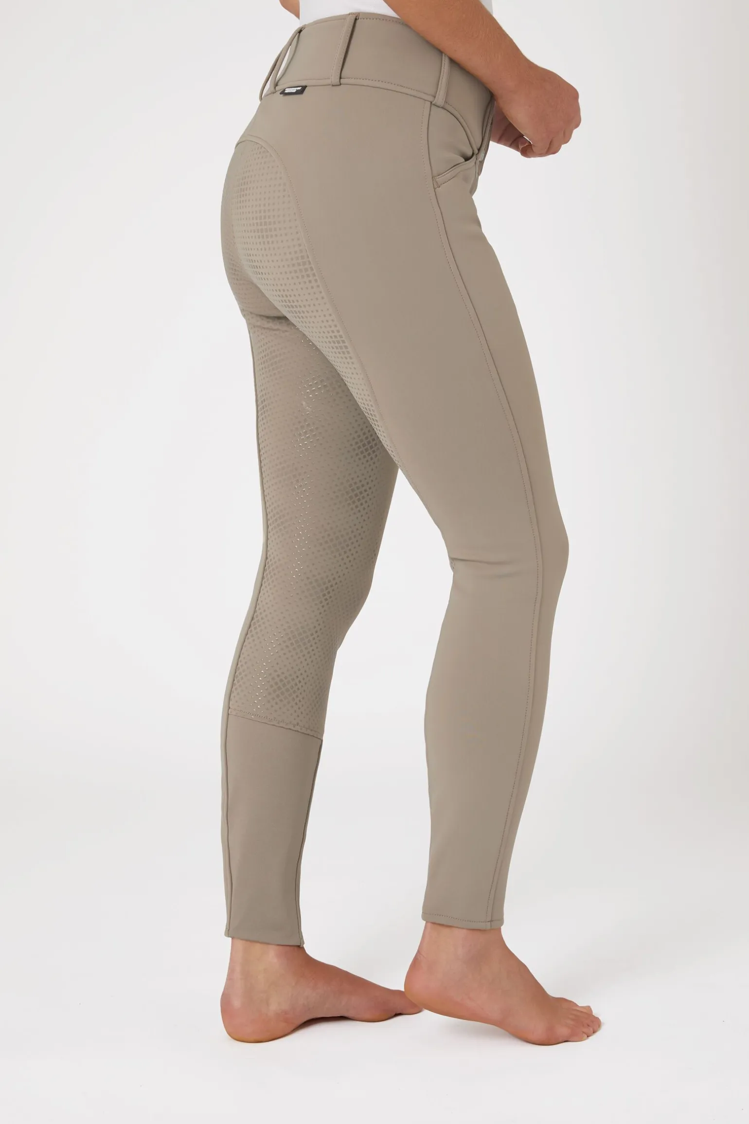 Horze Grand Prix helforsterkede thermo ridebukser i softshell, dame