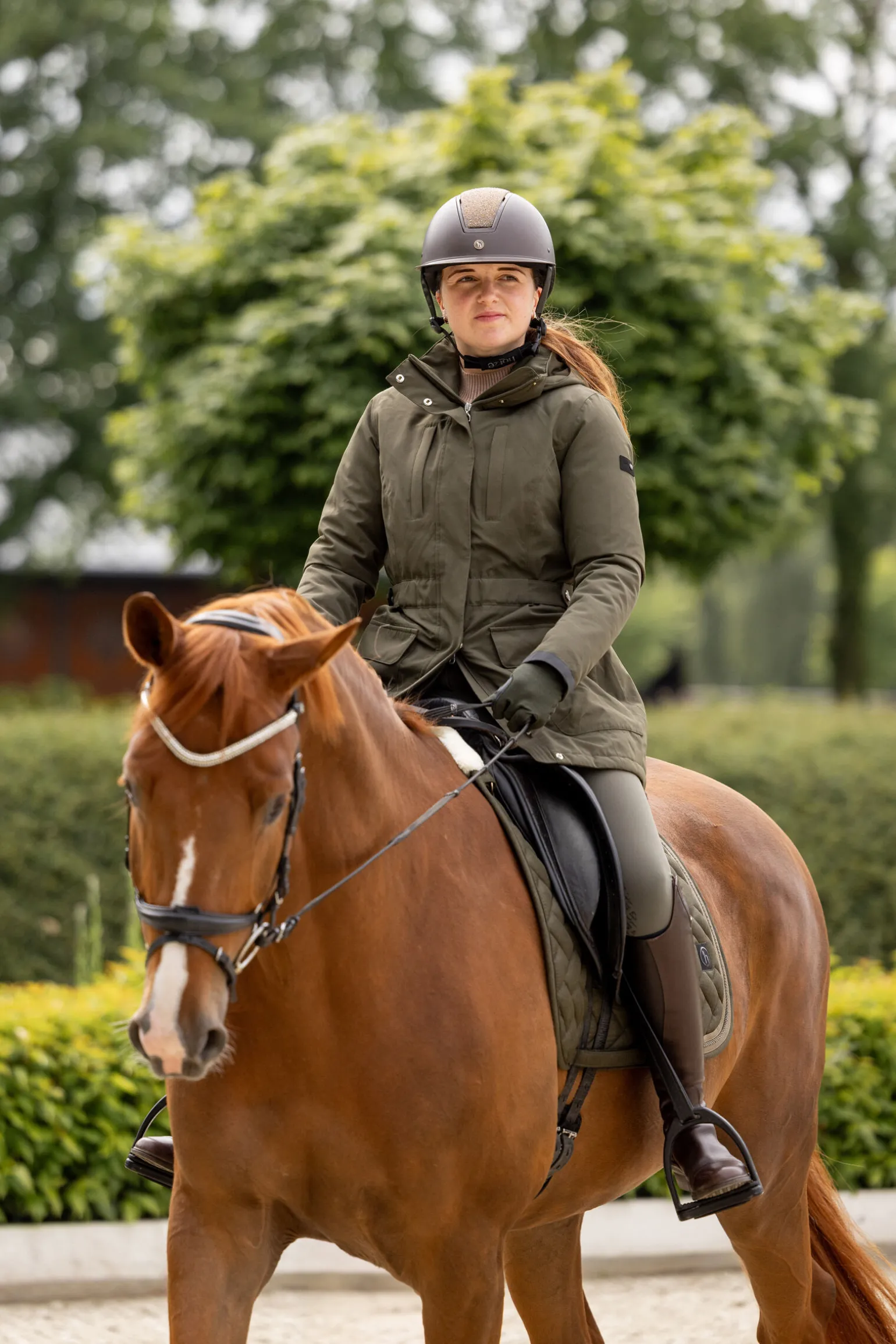 Horze Jadine varmejakke til ridning