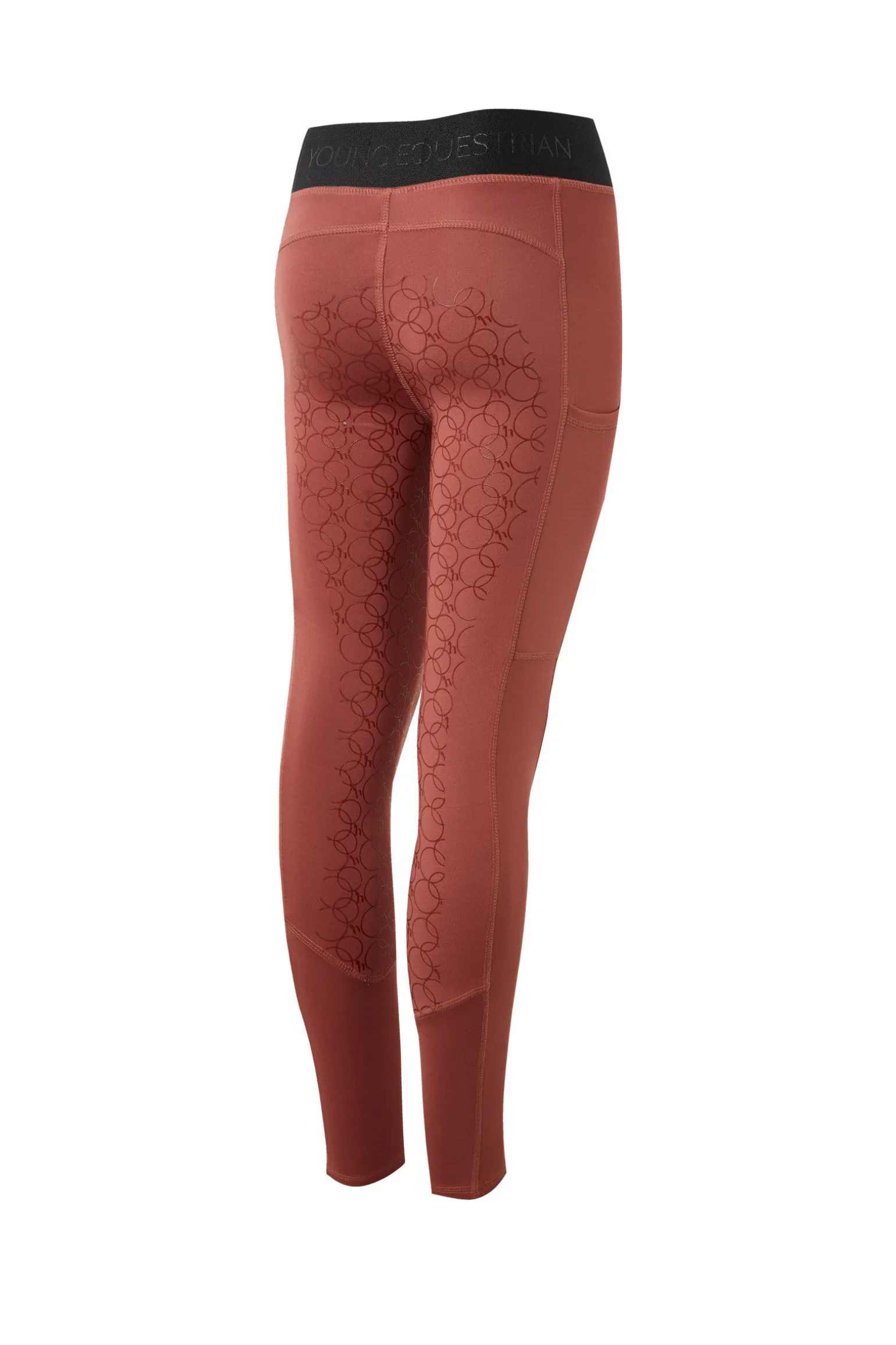 Horze Leighton Teens helforsterkede ridetights med silikon og varmt fôr