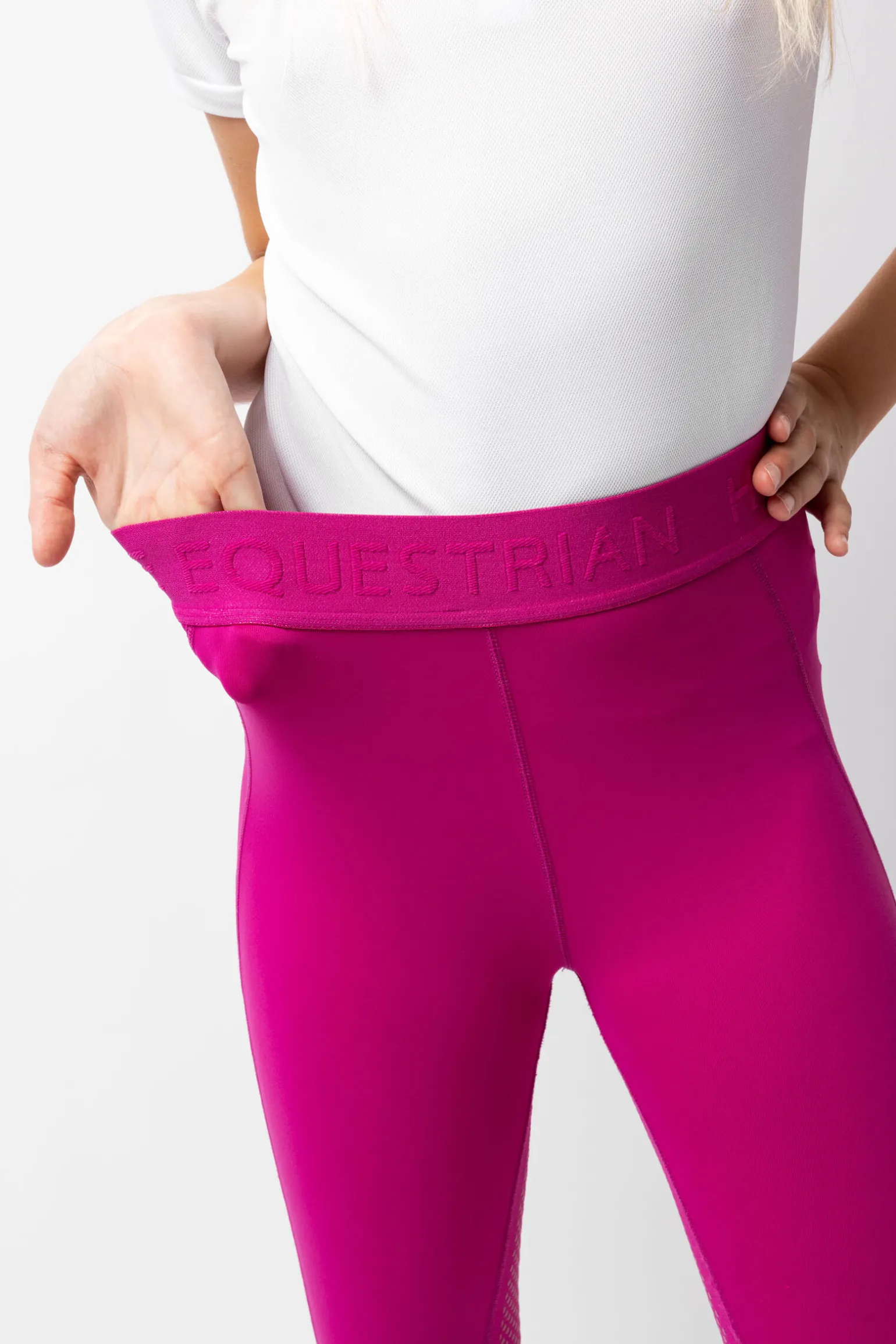 Horze Madison tights, helforsterket med silikon, barn