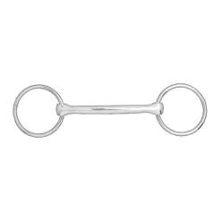 Horze Mullen rett trinsebitt, 11,5 cm