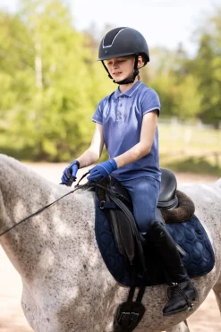 Horze Sohra funksjonell poloskjorte til barn