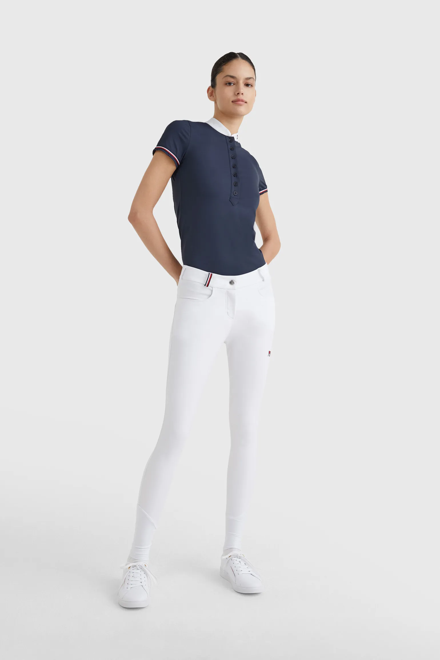 Tommy Hilfiger Equestrian Classic Ridebukser med full grep for kvinner
