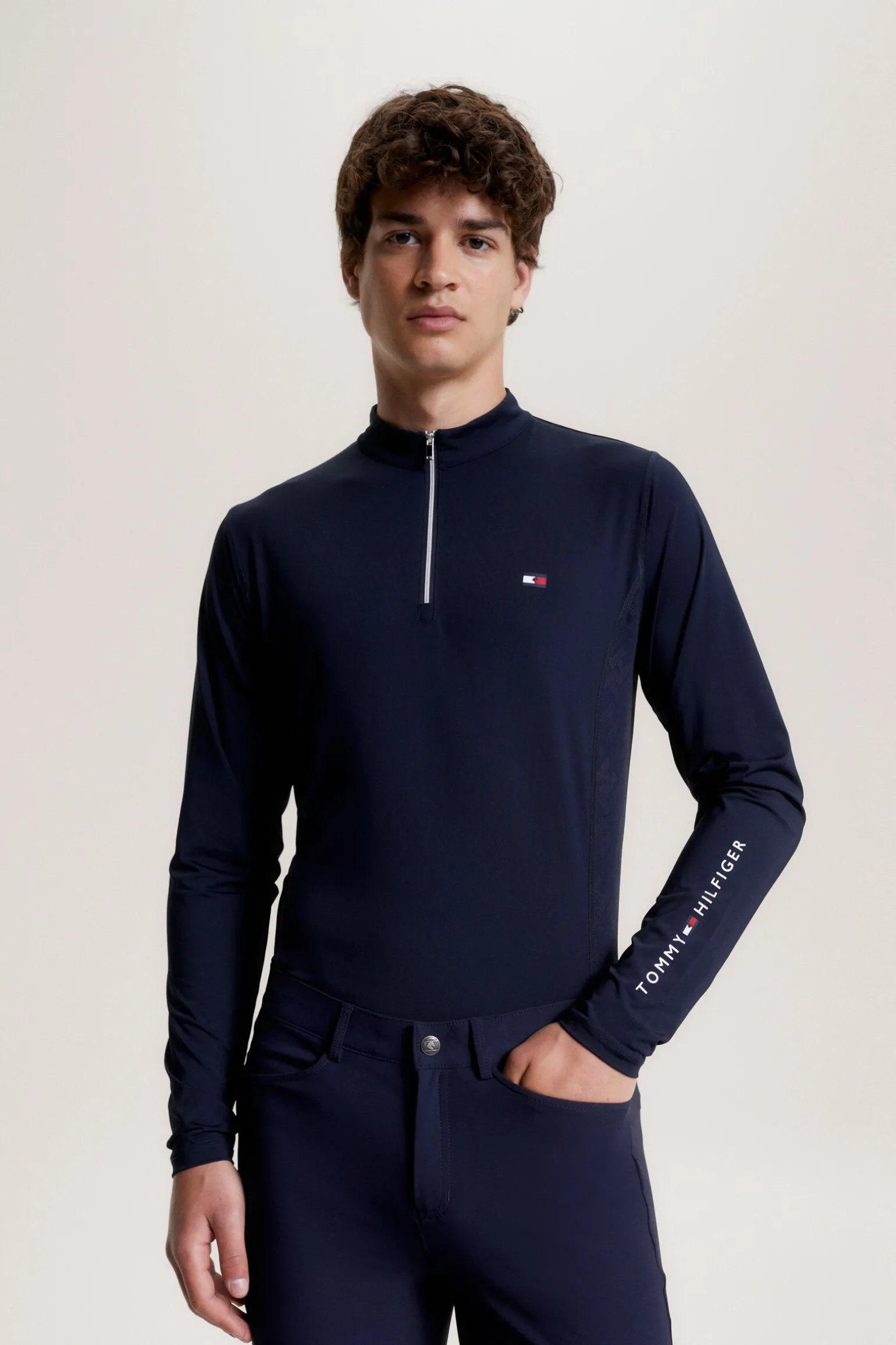 Tommy Hilfiger Equestrian Wellington Langarmet 1/4 Glidelås Treningstopp